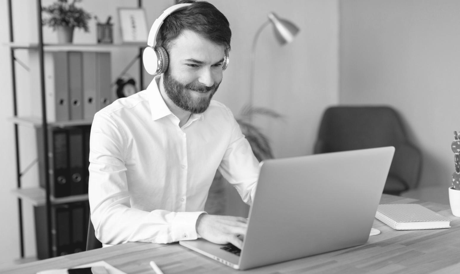 Professional analyzing financial data